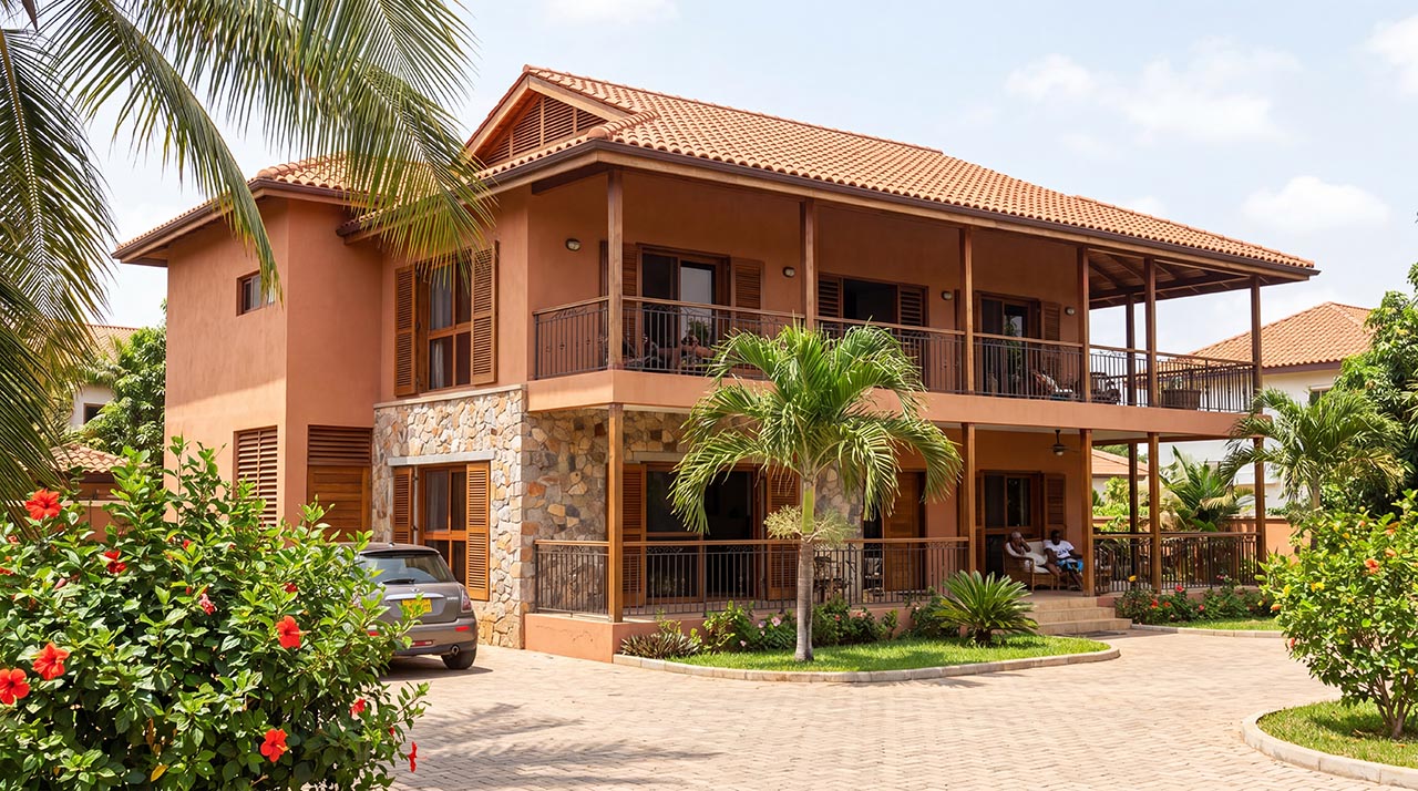 Residential building in Accra, Ghana
